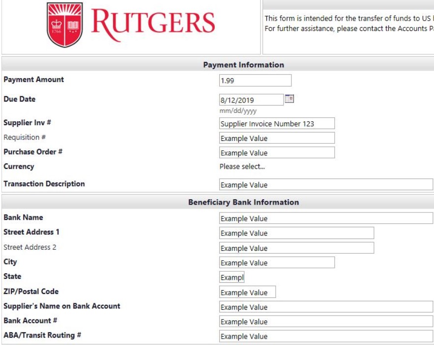 Free 8 Sample Wire Transfer Forms In Pdf Ms Word Excel